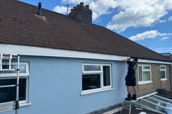 Soffit & Fascia Replacement Hove in action